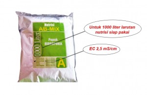 cara melarutkan nutrisi ab mix